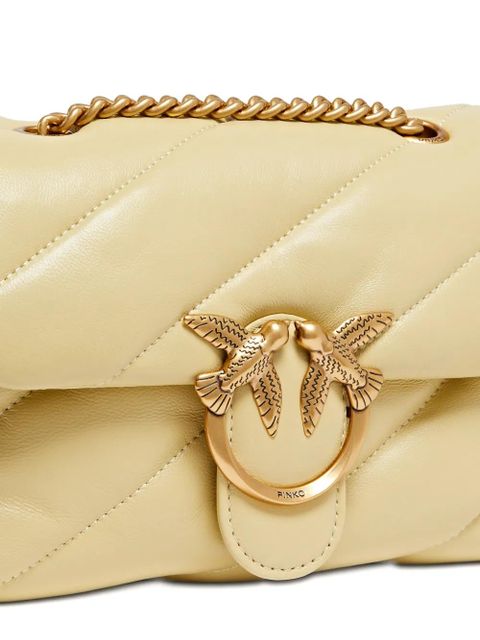 PINKO mini Love quilted chain cross body bag - Neutrals - zdjęcie produktu nr 2