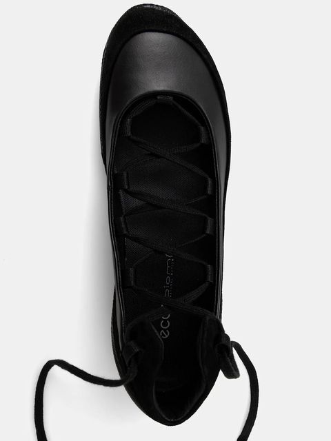 Ecco baleriny skórzane BIOM Lite Lace-Up