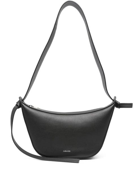 Jil Sander curved knotted shoulder bag - Black - zdjęcie produktu nr 1