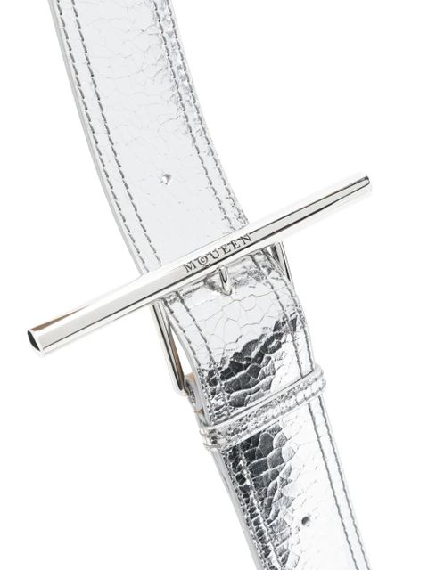 Alexander McQueen T-Bar Sling shoulder bag - Silver