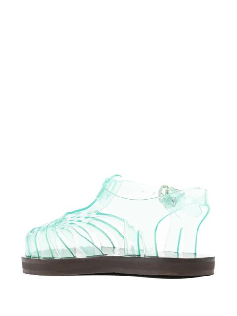 Ancient Greek Sandals Homeria Jelly flat sandals - Green