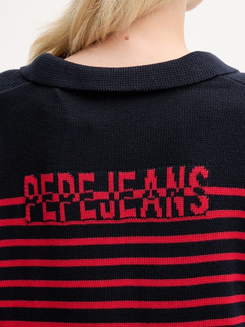 Pepe Jeans sweter damski kolor granatowy lekki PL7000012