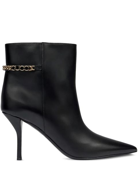 Gucci chain heeled boots - Black - zdjęcie produktu nr 1