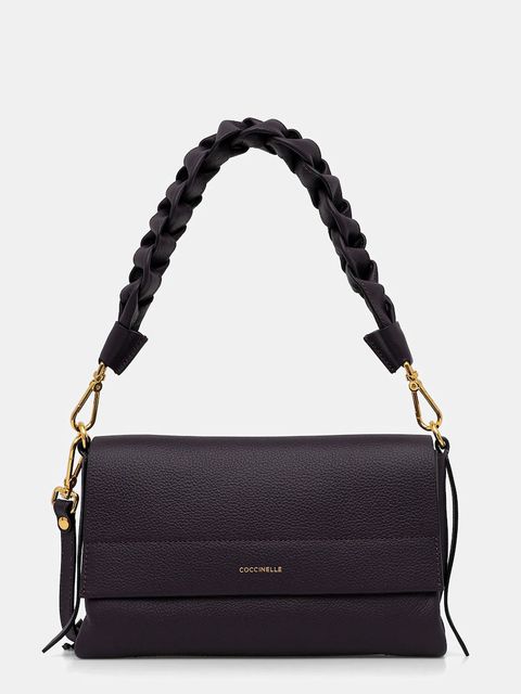 Coccinelle torebka skórzana BOHEME GRANA DOUBLE kolor fioletowy E1.M50.12.01.01 - zdjęcie produktu nr 1