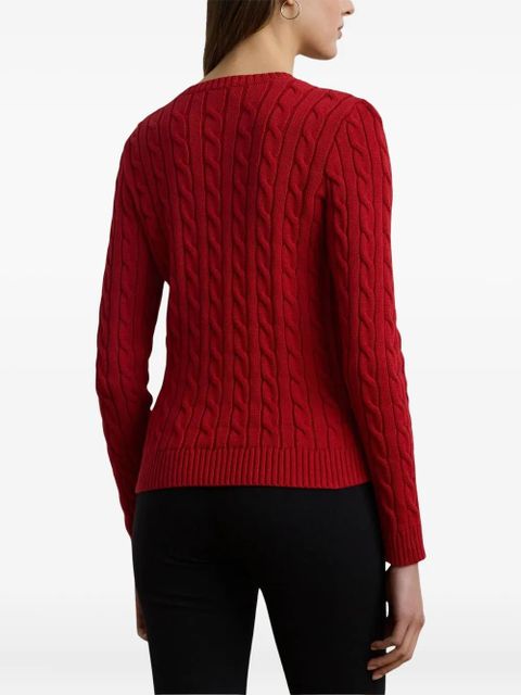 Lauren Ralph Lauren cable-knit sweater - Red
