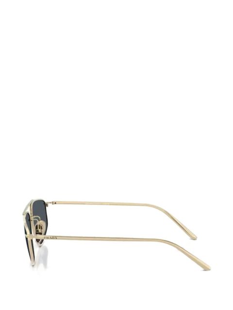 Prada Eyewear pilot-frame sunglasses - Gold - zdjęcie produktu nr 2