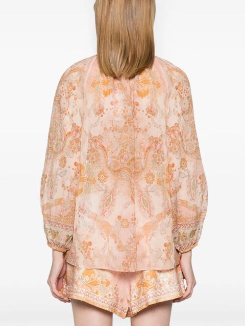 ZIMMERMANN Billow shirt - Neutrals