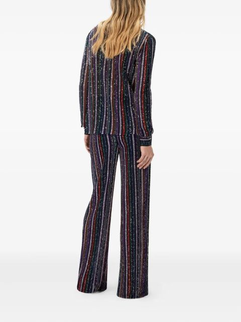 Missoni sequin-striped blouse - Black