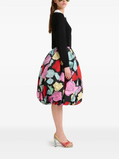 Marni logo-embroidered cotton cardigan - Black - zdjęcie produktu nr 2