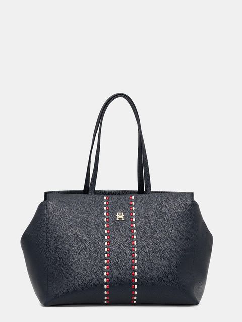 Tommy Hilfiger torebka kolor granatowy AW0AW18157 - zdjęcie produktu nr 1