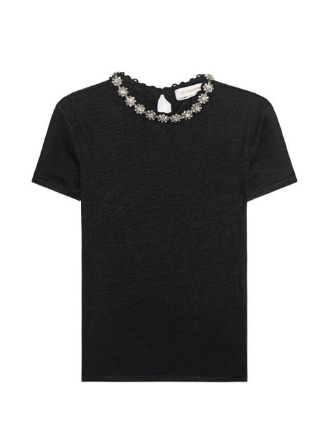 ZIMMERMANN embellished T-shirt - Black - zdjęcie produktu nr 1