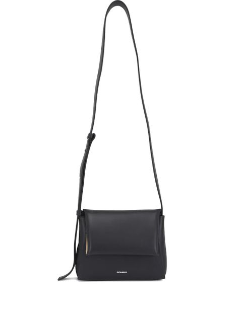 Jil Sander flap-detail shoulder bag - Black - zdjęcie produktu nr 1