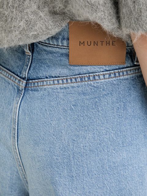 MUNTHE jeansy LECUBE damskie kolor niebieski 253142325305