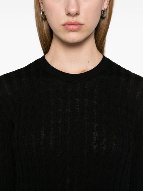 TOTEME cable-knit maxi dress - Black