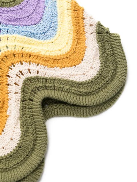 ZIMMERMANN striped crochet shorts - Purple