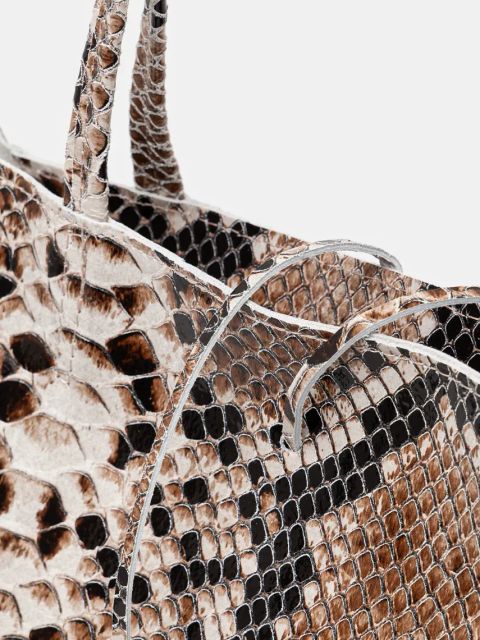 Answear.LAB torebka skórzana kolor szary