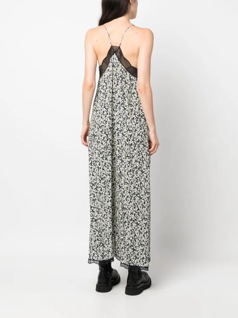 Zadig&Voltaire Risty floral-print midi dress - Neutrals - zdjęcie produktu nr 2