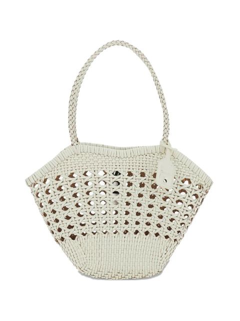 Osoi Lip braided openwork shoulder bag - White - zdjęcie produktu nr 1