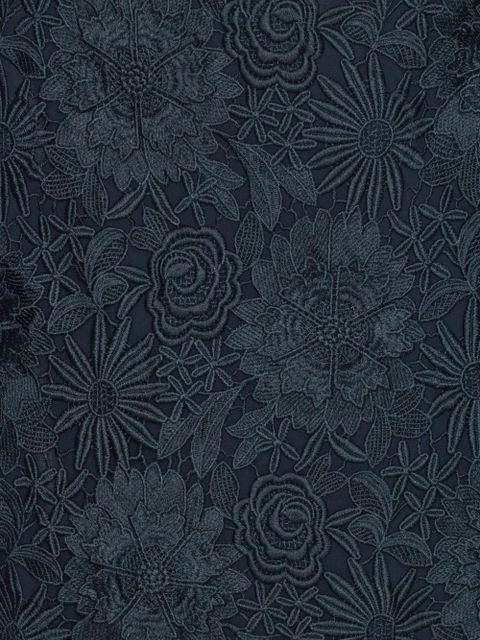 ROTATE BIRGER CHRISTENSEN floral-lace midi skirt - Blue