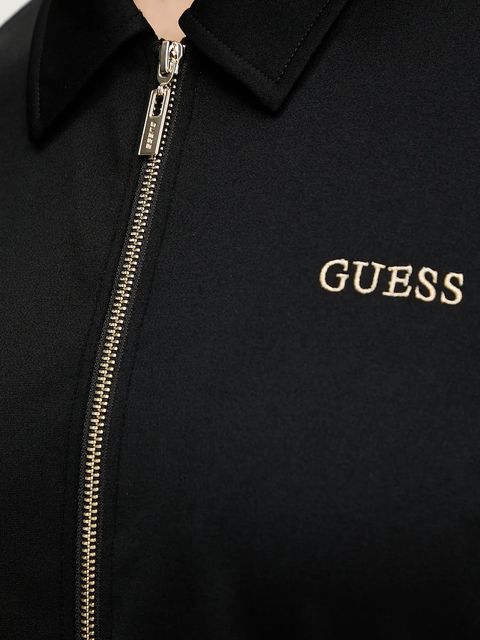 Guess sukienka CARLA kolor czarny mini rozkloszowana V5YK04 KCX42