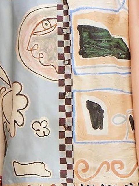 ALEMAIS Michelle silk shirt - Neutrals - zdjęcie produktu nr 2