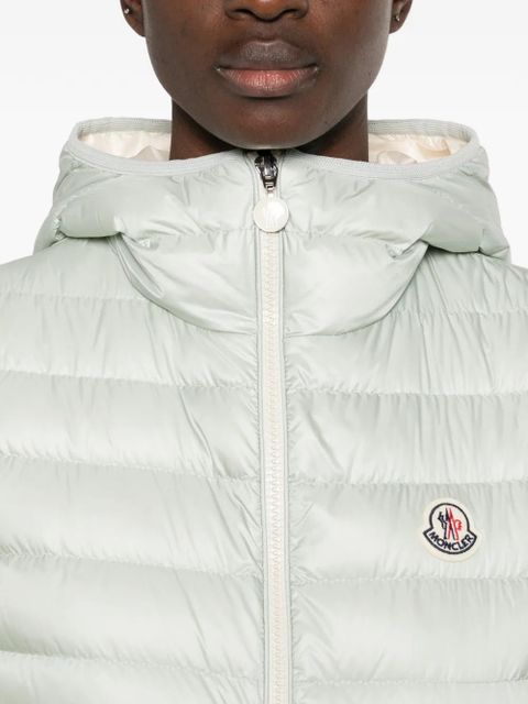 Moncler Glygosse hooded quilted gilet - Green