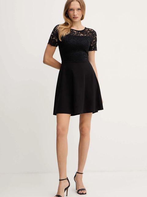 Morgan sukienka kolor czarny mini rozkloszowana RUBENA