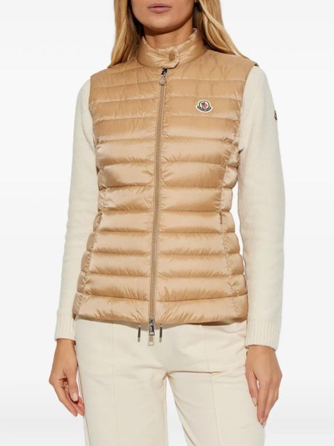 Moncler Igens logo zip jacket - Neutrals