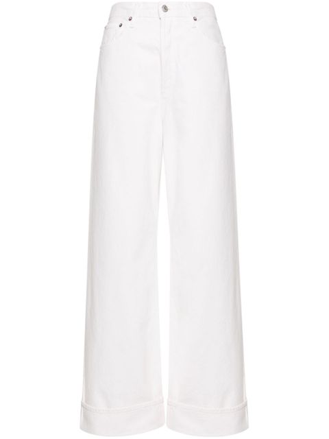 AGOLDE Dame high-rise wide leg jeans - Neutrals - zdjęcie produktu nr 1