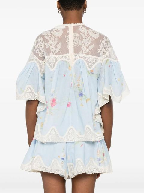 ZIMMERMANN Lucky blouse - Blue