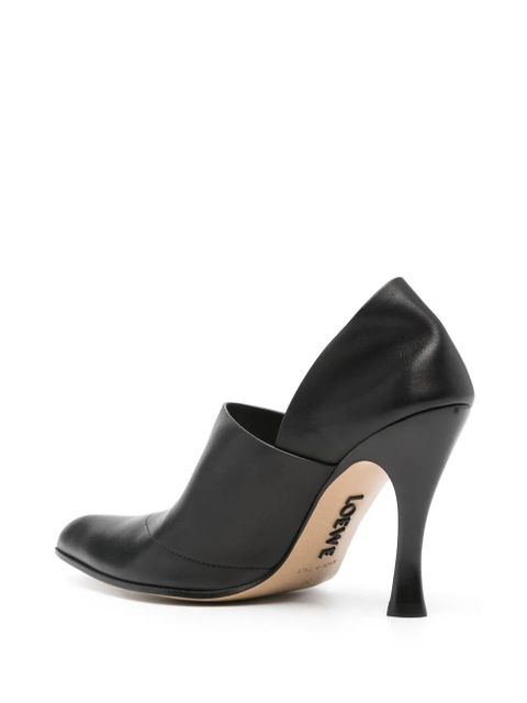 LOEWE Comic 95mm leather pumps - Black