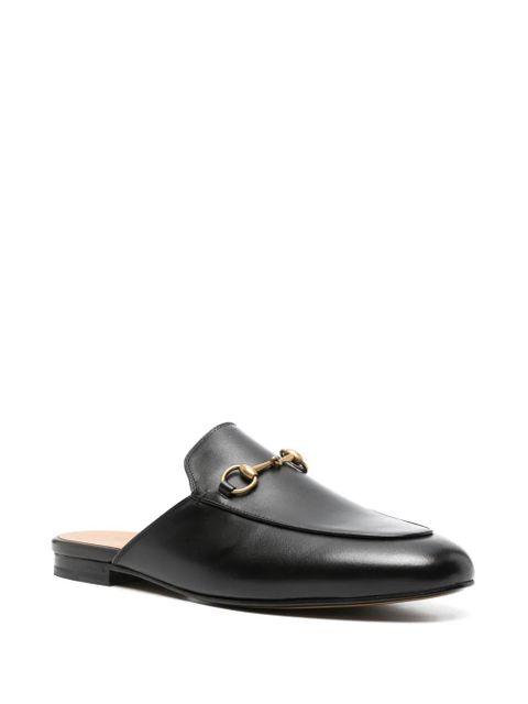 Gucci Princetown Horsebit-detail leather mules - Black - zdjęcie produktu nr 2