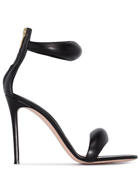 Gianvito Rossi Bijoux 105mm leather sandals - Black - zdjęcie produktu nr 1