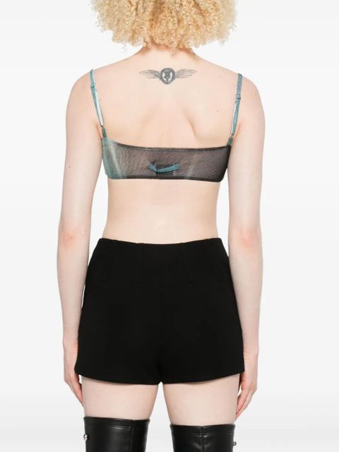 Jean Paul Gaultier abstract-print top - Blue