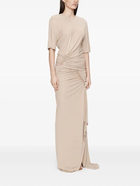 Christopher Esber Shibari jersey T-shirt - Neutrals