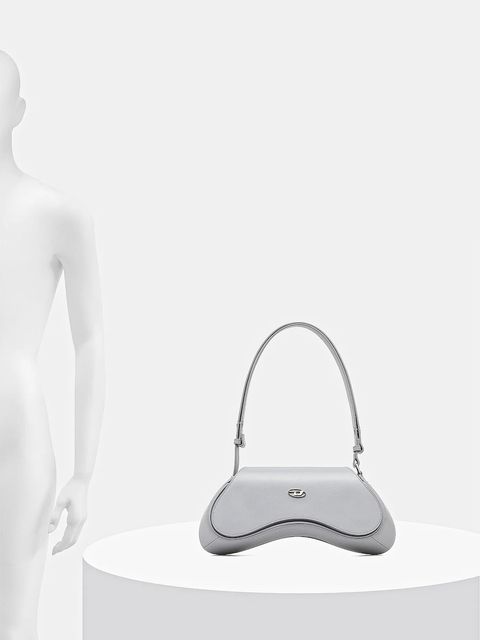 Diesel torebka skórzana PLAY PLAY CROSSBODY cross body kolor niebieski X10221.PR227