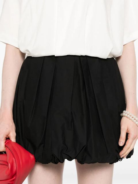 PINKO poplin balloon mini skirt - Black