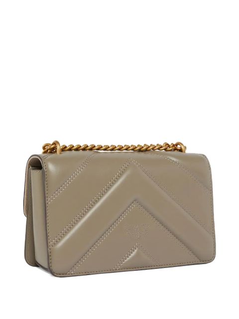 PINKO mini Love quilted cross body bag - Grey - zdjęcie produktu nr 2