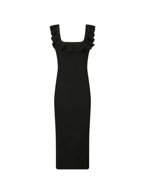 Michael Kors ruffled-neckline dress - Black - zdjęcie produktu nr 2