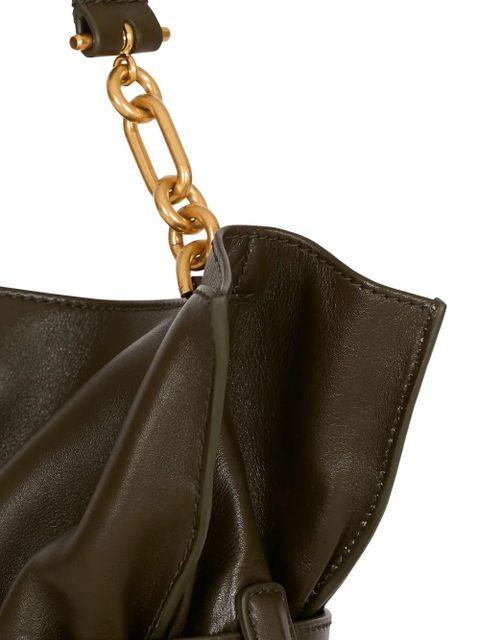 Balmain medium Anthem leather shoulder bag - Green