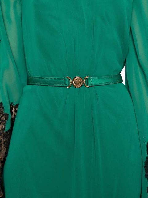 Versace georgette maxi dress - Green