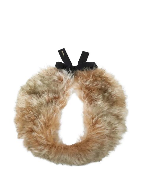 Prada lamb-fur scarf - Neutrals - zdjęcie produktu nr 1