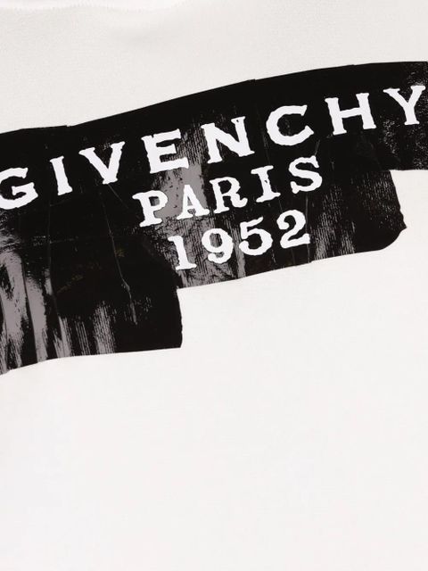 Givenchy logo-print hoodie - White