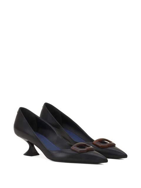 Lanvin Buckle detail pointed pumps - Black - zdjęcie produktu nr 2