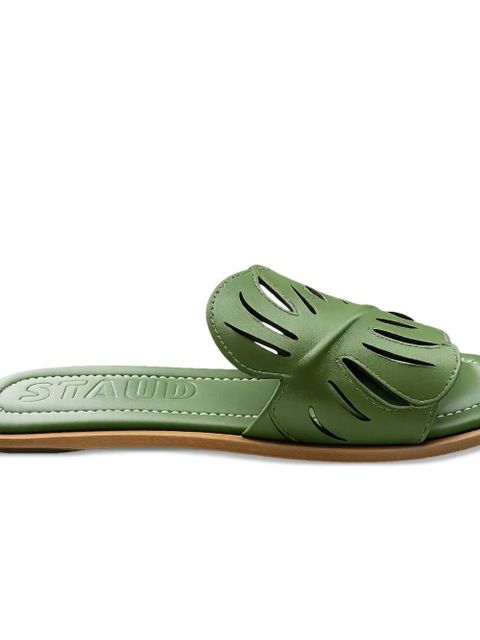 STAUD cutout palm sandals - Green - zdjęcie produktu nr 2
