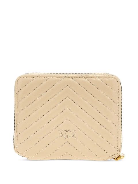 PINKO quilted leather wallet - Neutrals - zdjęcie produktu nr 2