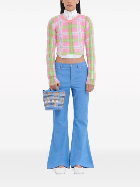 Marni woven tote bag - Blue