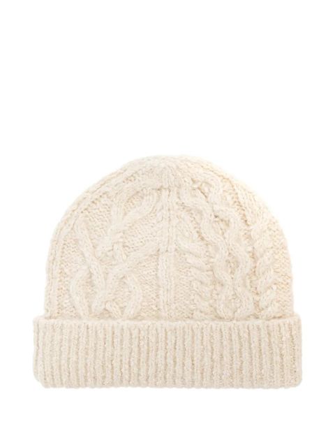 ISABEL MARANT cable-knit beanie hat - Neutrals - zdjęcie produktu nr 2