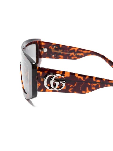 Gucci Eyewear oval-frame sunglasses - Brown