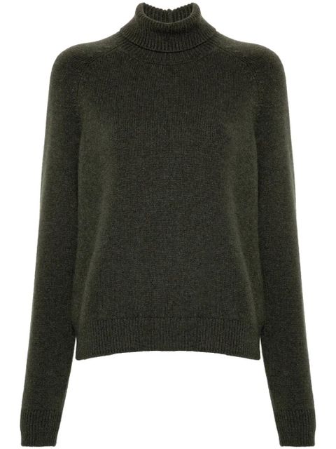 FENDI logo-embroidered sweater - Green - zdjęcie produktu nr 1